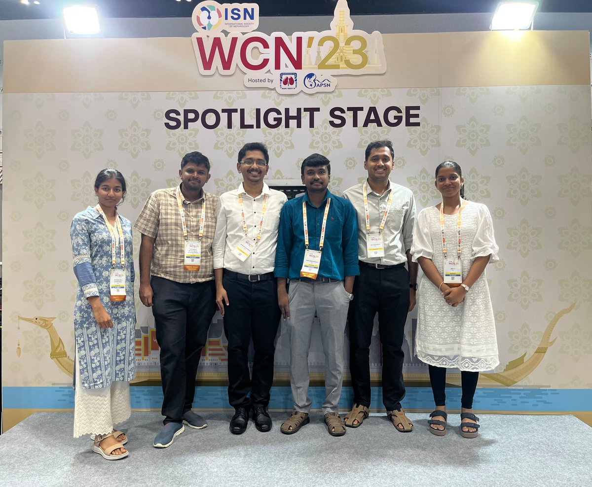 Institute of Nephrology, Madras Medical College (@mmcnephro) on Twitter photo Kudos to the final year Residents, <a href="/MMCNephro/">Institute of Nephrology, Madras Medical College</a>! Six papers presented at the <a href="/ISNWCN/">World Congress of Nephrology</a> 2023, Bangkok, Thailand. Adding more feathers to the cap! Kudos to the final year Residents, <a href="/MMCNephro/">Institute of Nephrology, Madras Medical College</a>! Six papers presented at the <a href="/ISNWCN/">World Congress of Nephrology</a> 2023, Bangkok, Thailand. Adding more feathers to the cap!