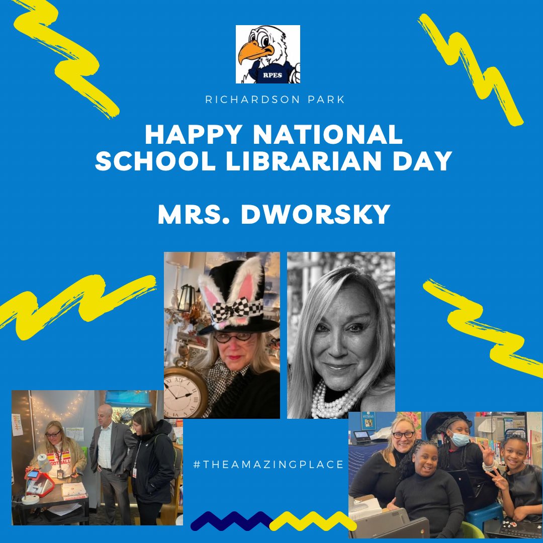 Happy National School Librarian Day, Mrs. Dworsky! Your passion for reading fills the library each day! Thank you for all you do to help students foster a love for reading! <a href="/RedClaySchools/">Red Clay Consolidated School District</a>
#parkproud <a href="/RCCSDLibraries/">RCCSD Libraries</a> <a href="/dworsky_lori/">RPES_librarylady</a>