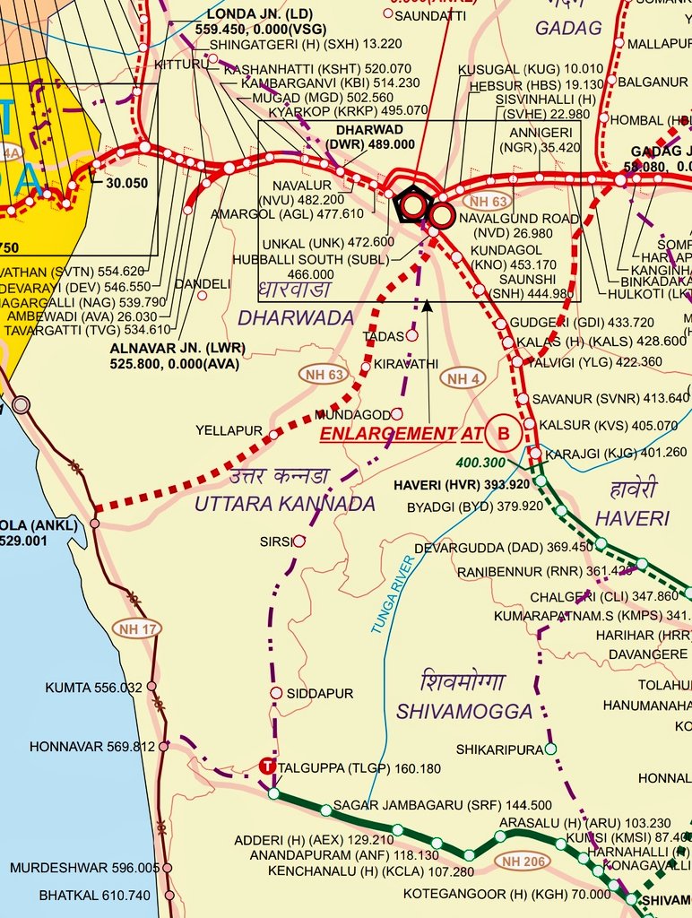 HubballiRailway's tweet photo. Hubballi-Talaguppa 158 kms New Railway line (via Tadas-Mundgod- Sirsi-Siddapur)
Detailed Project Report
Preliminary Engineering - cum - Traffic survey for new line
is completed & submitted to Railway Board
Proposed Total cost of project:
3115 Crores
#Hubballi #Sirsi #Talguppa https://t.co/PtdcvwzzYG