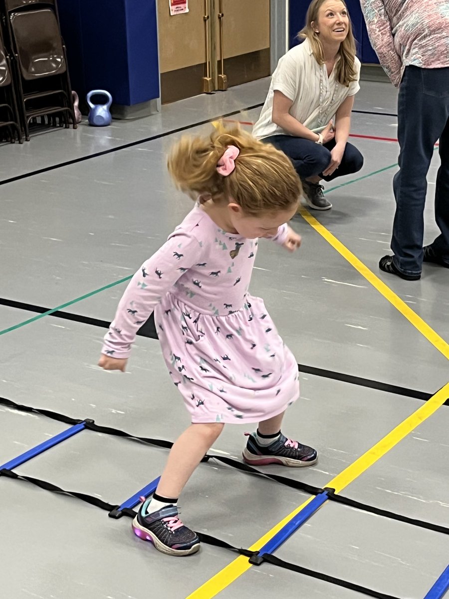 AdamstownSchool's tweet photo. Incoming Adamstown kindergartners experiencing OT and PT activities at the open house!  Looking forward to welcoming our newest eagles in August! https://t.co/5UpZdbfCD4