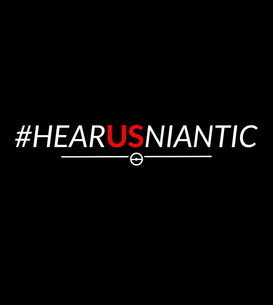 Know what hit me seeing the overwhelming amount of #HearUsNiantic posts? They don't make changes for everyone but for the majority of players. We are 1% of players. So they don't care. If we stop playing it's fine to them, they'll find new people to play. So many communities lost