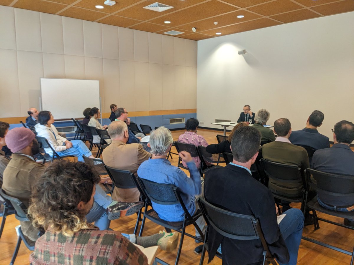 We're delighted to #welcome <a href="/AndreaRighi20/">Andrea Righi</a> discussing his work
"From Emanuele Severino to Hannah Arendt: The Problem of #Nihilism in the #Anthropocene". A prolific author, Righi is Associate Professor and Director of #Italian Studies at  <a href="/miamiuniversity/">Miami University</a>. Benvenuto e grazie 🇮🇹