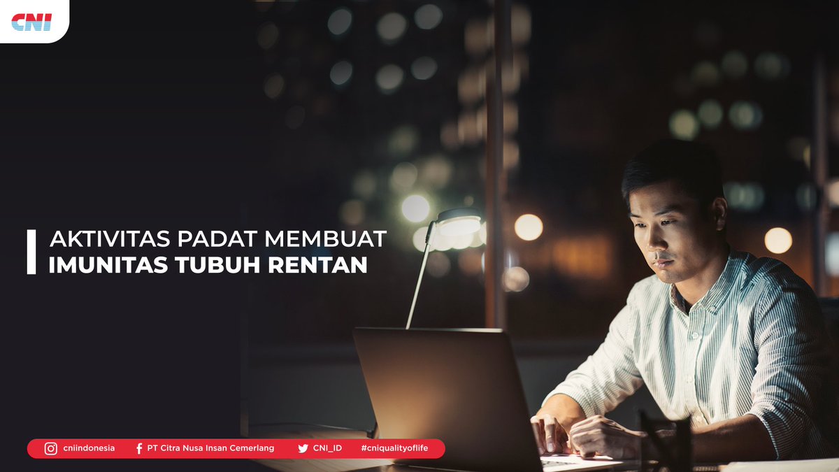 CNI_ID's tweet photo. Imunitas penting untuk dijaga agar tubuh tetap sehat.
#CNI #QualityOfLife #ImunitasTubuhRentan #Imunitas https://t.co/OSRQ7WdIL0