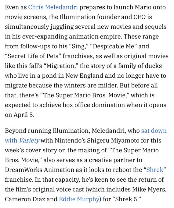 Shrek 5 should be happening &amp; we might get a Donkey spin-off&hellip; https://t.co/8Lf1617GoT<a href="/tag/easter"class="tags"><span>#easter</span></a><a href="/tag/sundayvibes"class="tags"><span>#sundayvibes</span></a><a href="/tag/easter2023"class="tags"><span>#easter2023</span></a>