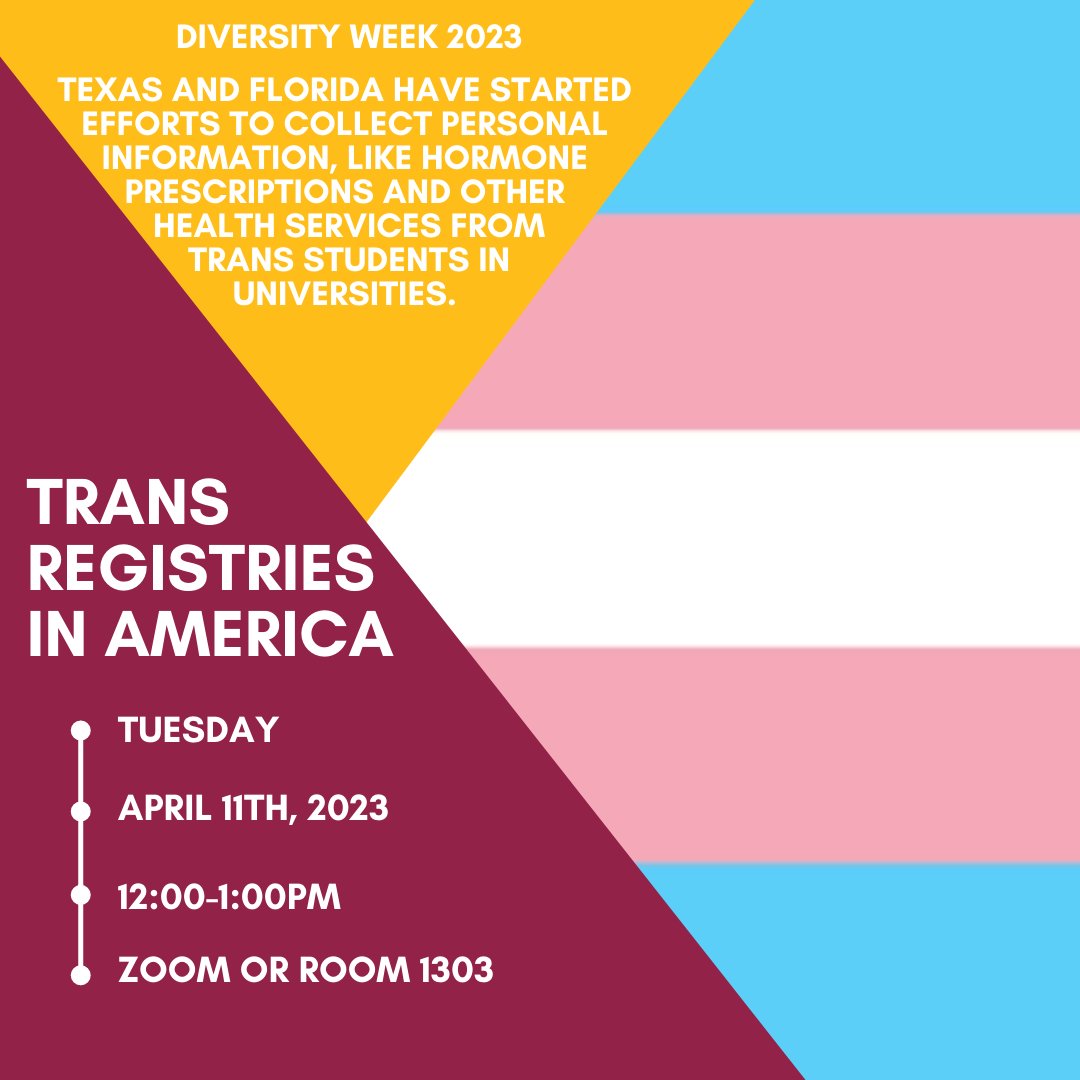 Loyola Law Chicago (@loyolalaw) on Twitter photo TX & FL have started efforts to collect personal information, like hormone prescriptions & other health services from trans students in universities. We will discuss this legislation, it's violation against human rights, and how to advocate for solutions: luclawschool.formstack.com/forms/registri… TX & FL have started efforts to collect personal information, like hormone prescriptions & other health services from trans students in universities. We will discuss this legislation, it's violation against human rights, and how to advocate for solutions: luclawschool.formstack.com/forms/registri…