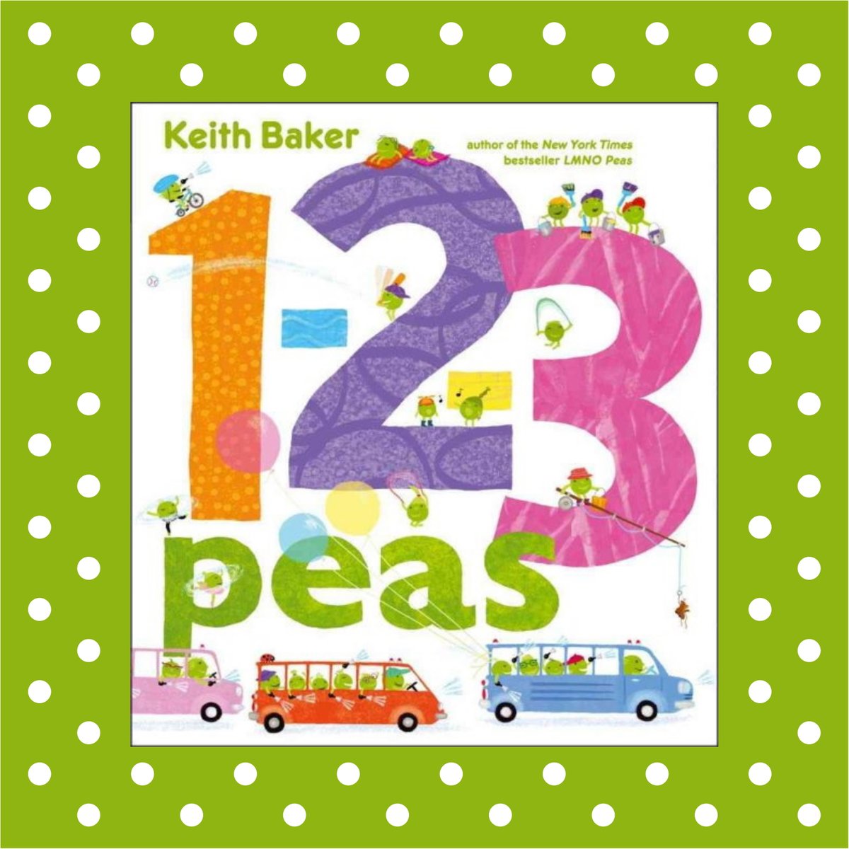 FunMathBook's tweet image. In 1-2-3 peas, Keith Baker creates a world of hard-working, fun-loving peas who get things done. And even better, they do things and count to 100 at the same time. funmathbooks.com/review/review-…
#funmathbooks #mathpicturebooks #readalouds #bookskidslove #booksteacherslove #picturebooks
