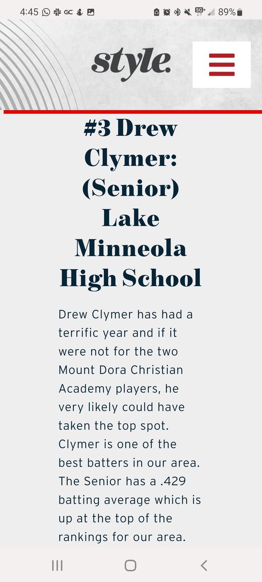 Lake Minneola Baseball tweet media