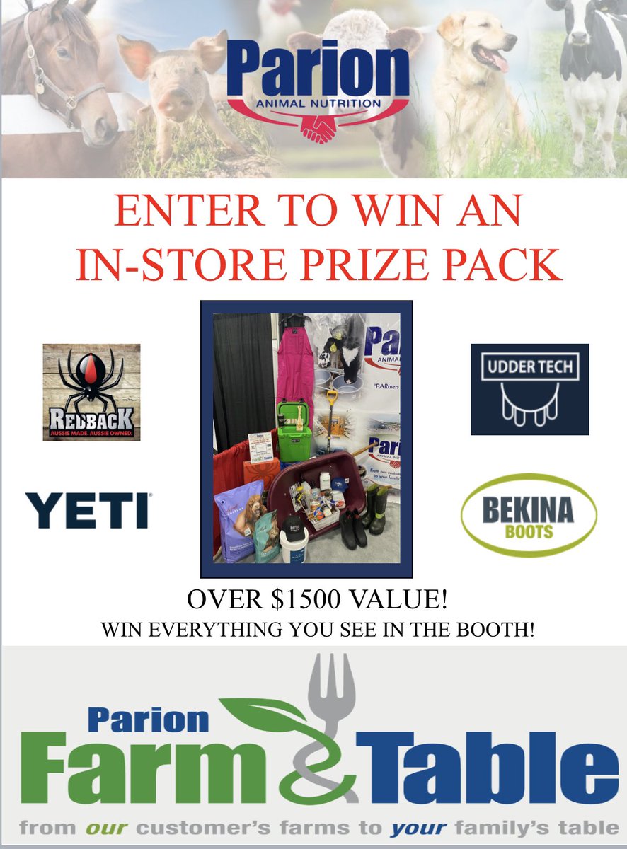 Come see us the next couple days in Hall 2. Looking forward to a great CDX!  <a href="/parionanimal/">Parion</a> #cdx #partnersinnutrition