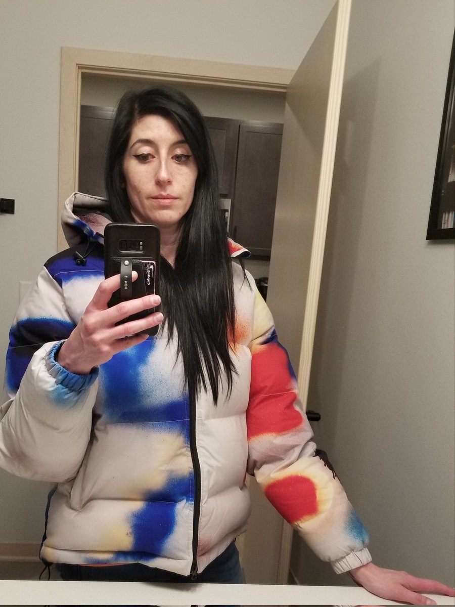 Triskit15's tweet photo. Okay @awsten honestly thank you so much for making this with decent sleeve length. I have obnoxiously long arms and am always nervous about ordering clothes with long sleeves but this is perfect. @hiidef3000 https://t.co/6lI18wg8F9