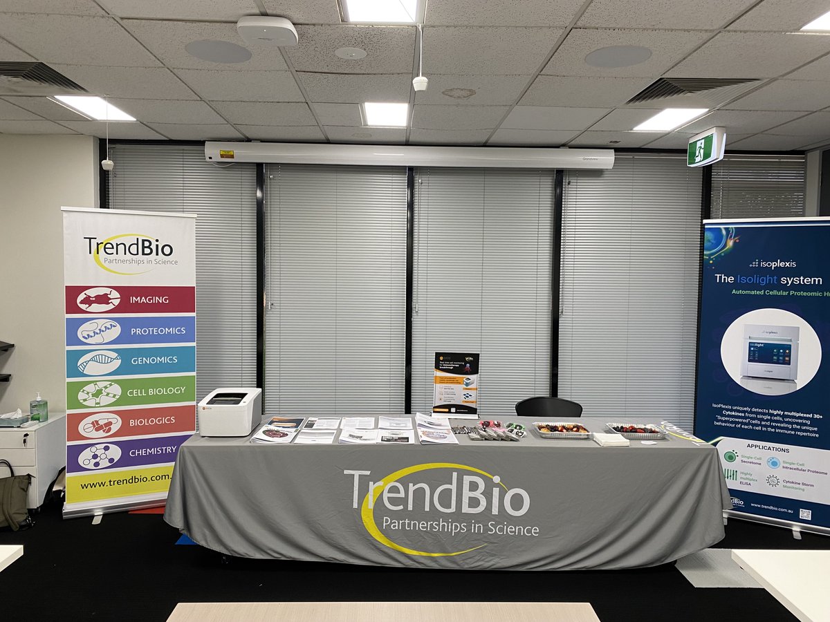 Thanks to those who stop by our morning tea today. Always lovely to catch up with our customers in person.

#morningtea #trendbio #invivoimaging #proteomics #genomics #cellbiology #bioprocessing #singlecellanalysis