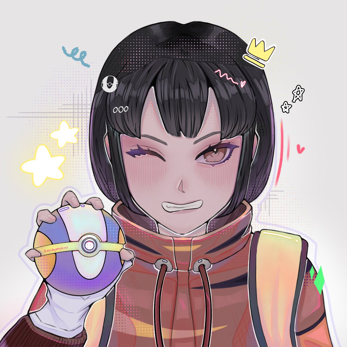 mickeyartchives's tweet photo. After 2 nights of literally no sleep, I finished it yay!! I love Pokemon Unite so much HAHA! I tried to study @/mausuya's art style (not sure if they like being tagged), minus the sweaty details! ٩(⊙‿⊙)۶

#artmoots #artistsontwitter #Pokemon #ocart https://t.co/plUWDmPqVG