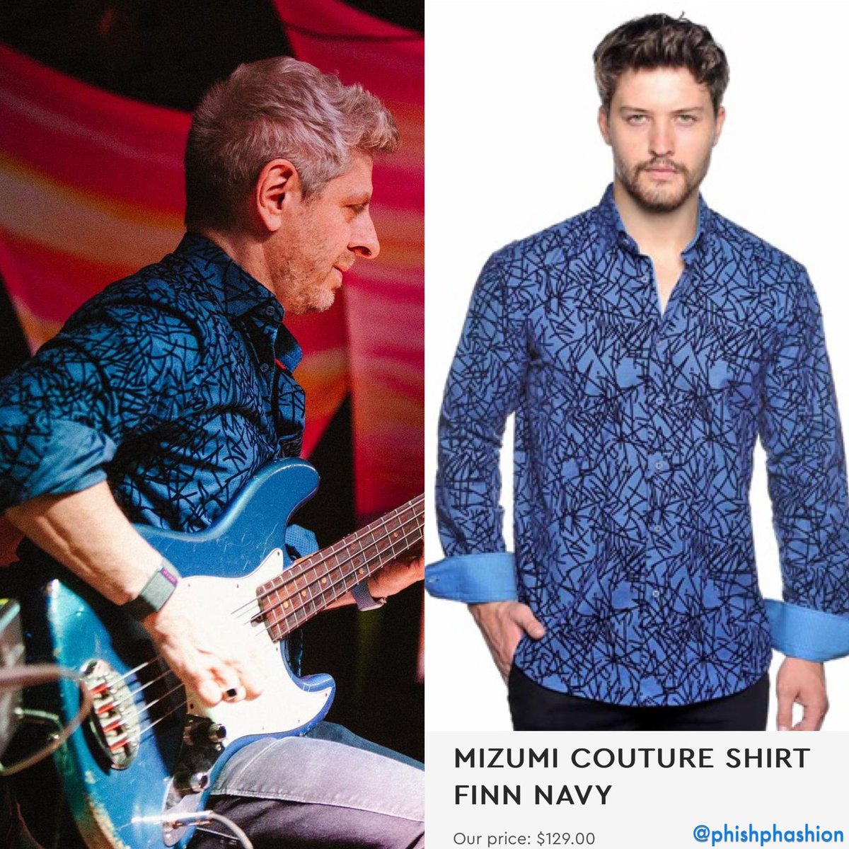 PhishPhashion's tweet photo. D’elf-a Force.  

Mike’s Mizuni Couture “Finn” cuffs are no match for the Gordon Gun Show. 

Sitting in with @clubdelf at Zen Barn, in Waterbury, VT, on 3/31/23. 

Get cuffed: https://t.co/jAU10hCrt1

📸 Jamie Rose 

#mikegordon #clubdelf #phish https://t.co/XluhneN9f7