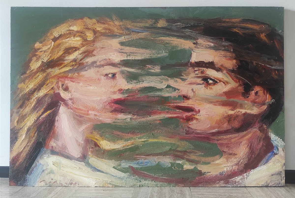 barsancornel's tweet photo. "THE FIRST KISS"
huile sur panneau en Aluminium
100x150cm https://t.co/EDXd3VhF1v