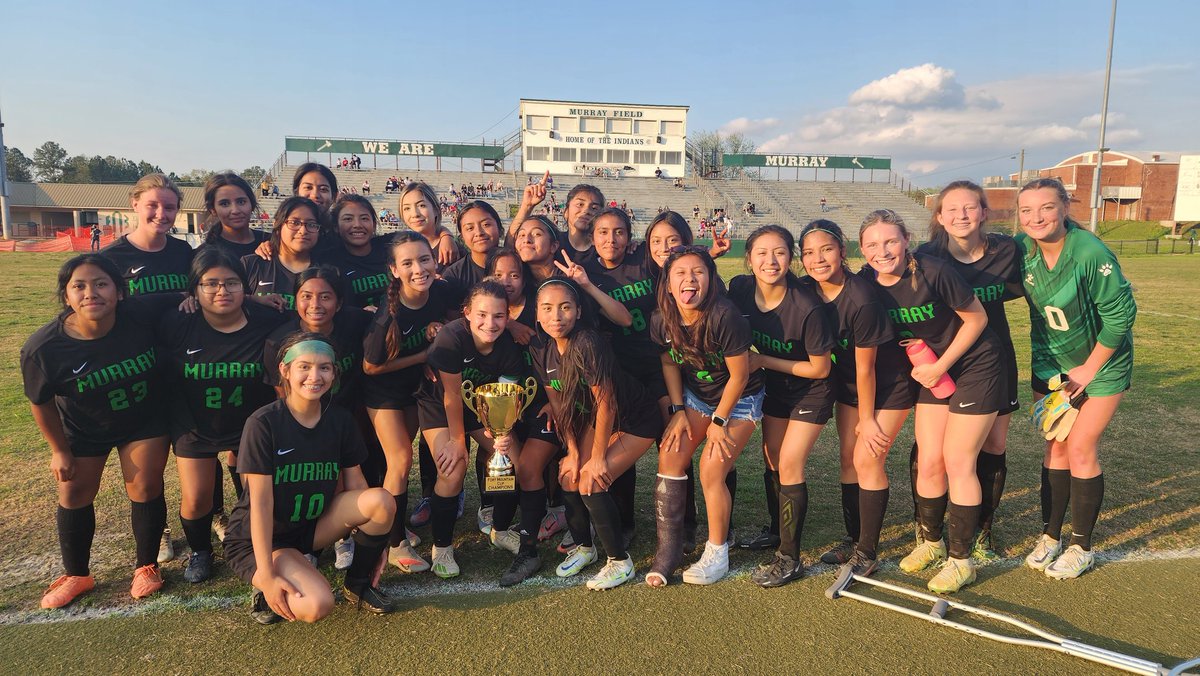 PlemonsJennifer's tweet photo. MCHS win the First Fort Mountain Cup against NM tonight... love my girls! @GA_HS_Soccer @MCHS_Indians @madalynn_lynch https://t.co/F8TVJUKAlO