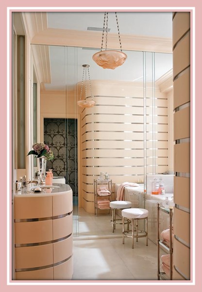 Look at this beautiful #ArtDeco bath! #kbtribechat