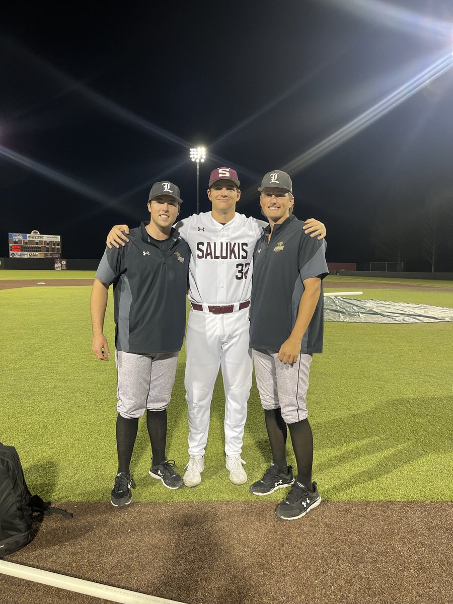 howell_baseball's tweet image. Alum Carson Subbert, Matt Schark, and Matt James tonight.   Awesome to see. #vikingbaseball