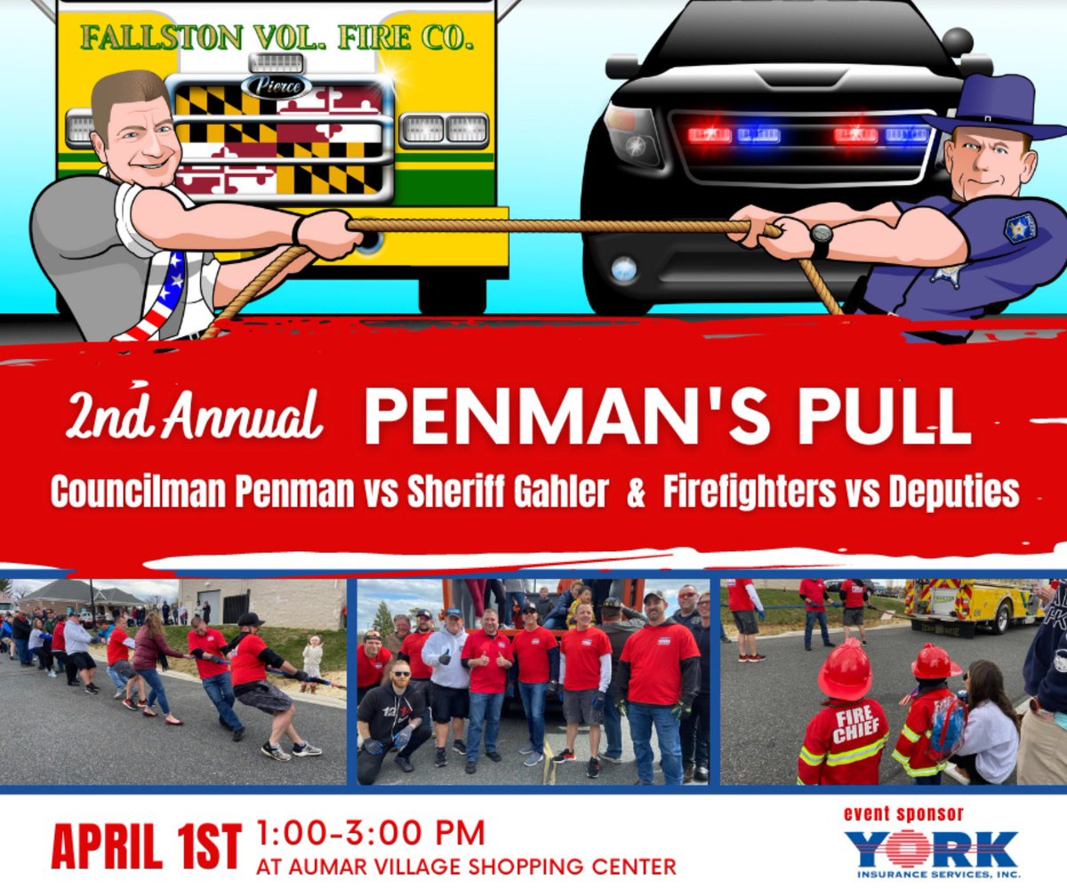 HarfordCountyYR's tweet photo. New date for the Penman Pull! 4/22 from 1-3 at Amur Village Shopping Center! https://t.co/xhHUsFnMGv