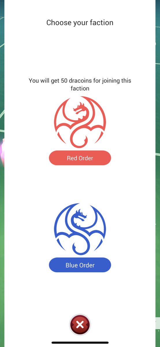 Amberrrr313's tweet photo. Trying out #DraconiusGo. It’s a little clunky and not very fluid- kinda feels like the first few days of PokemonGo back in 2016 lol.. y’all know I had to pick the Blue Order https://t.co/ASdI4zCai6