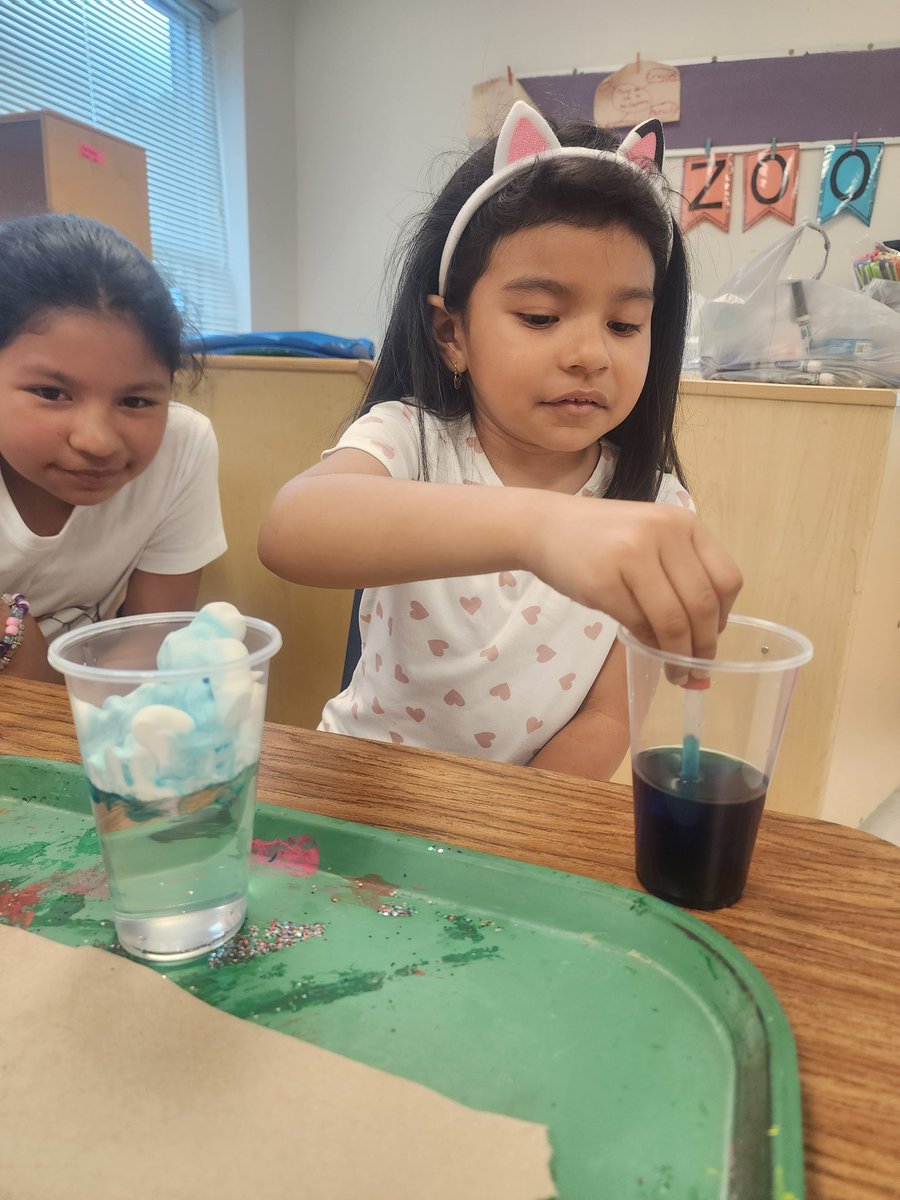 Avid night was a success! Mrs. Grossman and I had a good turnout. The students did a rain cloud in a cup using shaving cream and added food coloring to the top to see what would happen next. <a href="/AVIDGISD/">AVID Garland</a> <a href="/Cisneros_Cubby/">Cisneros Pre K</a> <a href="/evmoreno/">Veronica Clack</a> <a href="/CisnAndy/">AndyKiser</a> <a href="/ChasityDBass/">Chasity Bass</a>  #GISDPrek