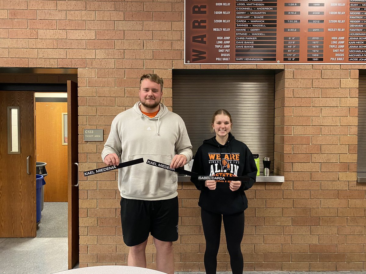 SFWarriorTrack's tweet photo. Took awhile since last season but our school record board got some updates the past few days. https://t.co/Yq5GXgDONB