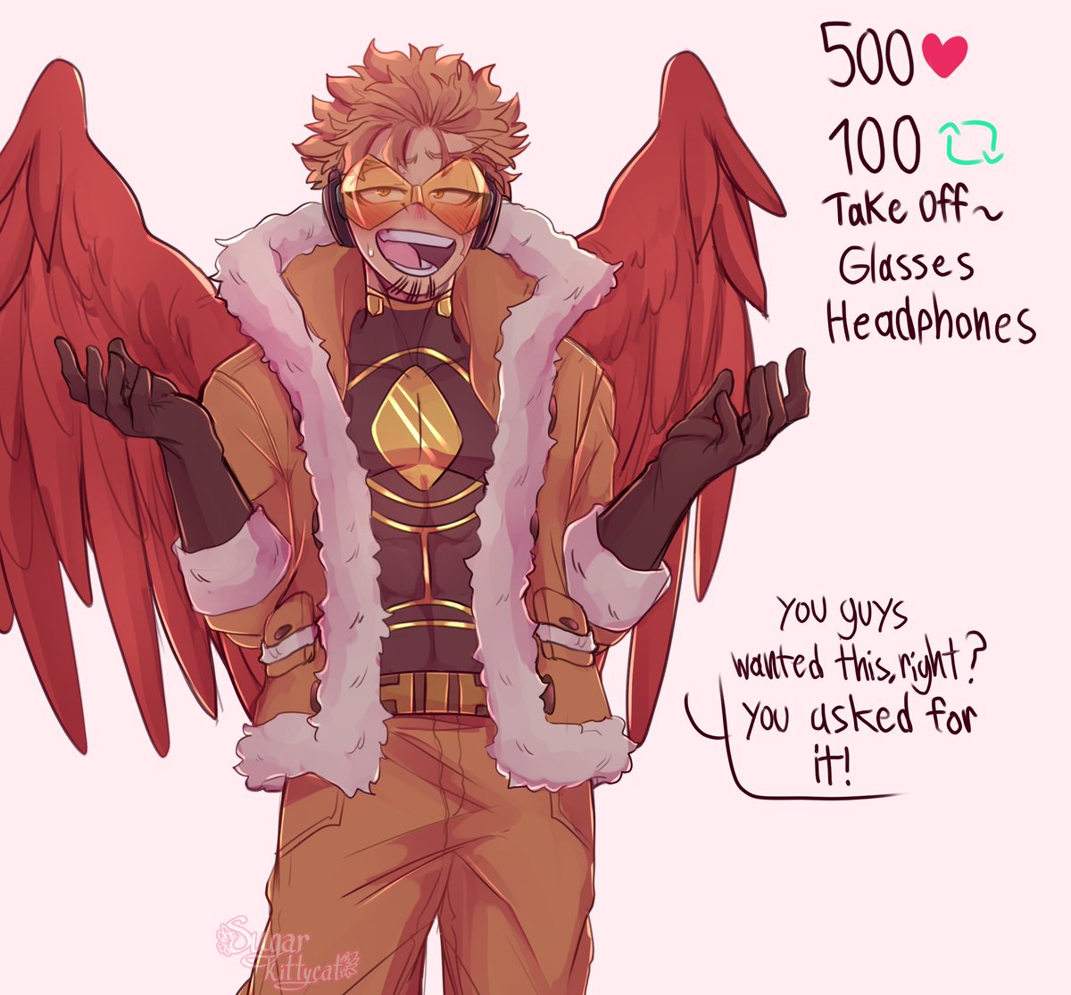 Here it is! everyone have fun~
#undresscharacterchallenge #MyHeroAcademia #hawks #hawksfanart #keigotakami #myart #fanart