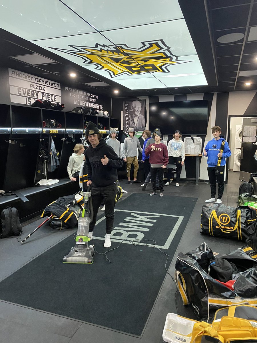 Today officially wraps up the season for the boys as the cleaned out the room and had one last team supper.  So many amazing memories this season and so many lifelong friendships created.  Enjoy the off-season boys, you earned it.  #ourtime
