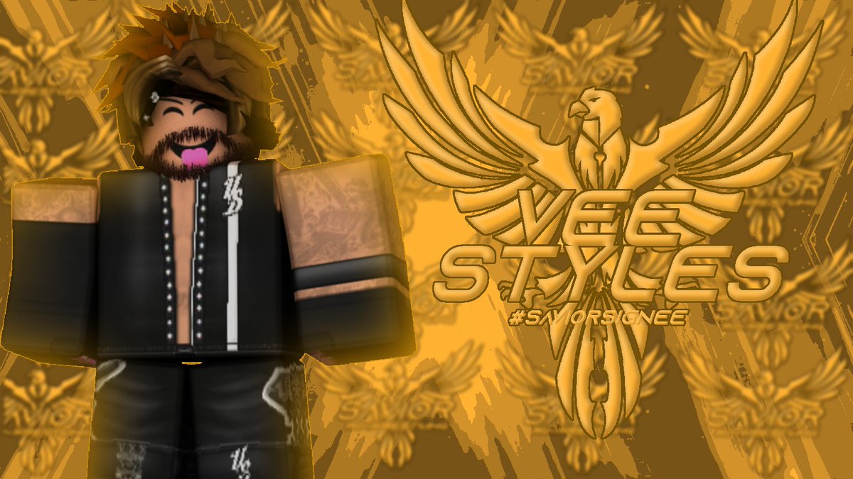 SRW_RBLX's tweet photo. Starting off Wave 1 with a BANG👀👀

Our first #SAVIORSIGNEE Is none other than the PHENOMENAL One himself, Vee Styles!

Let's see what he has in store for the SRW Universe! 
[@VeeStylesRblx] https://t.co/okbChW5dRF
