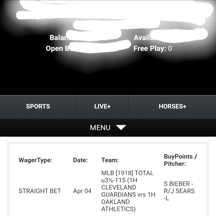 888hoops's tweet photo. 4/4 FULL CARD🏀⚾️ 1-0 +1u
Rays at Nationals o9✅
Guardians at A's F5 u3.5
Suns TT o127.5
2023 ⚾️ 6-2 +3.7u
#MLB ⚾️213-181 +20.5u
#NFL 🏈75-56 +15.5u
#CFB 🏉60-44 +10.9u
#NBA 254-234 +22.7u
602-515 +69.6u
6-1 L7 MLB 8-1 L9 OVERALL🔥Join discord with me and @FastestPayout
#888WINS https://t.co/zrfHv3wriN