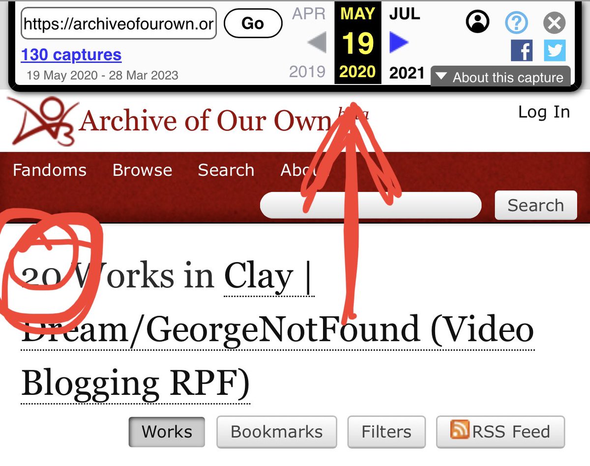 dev ) on Twitter "the very first capture of the dnf ship tag on ao3