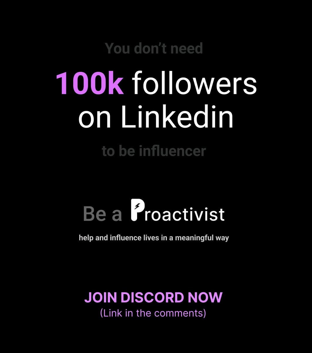 thrifty_kapila's tweet photo. Be a true INFLUENCER, and influence people lives by referring with us at Proactivist 😎🙋🏽

Please fill out the form and be part of the revolution - https://t.co/EO9aN7DS6I

#proactivist #jobs #hiring #layoffs #job #help #freshers #internships https://t.co/qJctFxF4nG