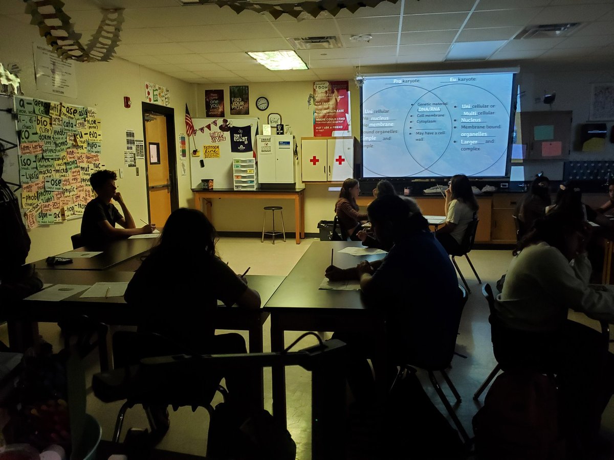 SRattlerscience's tweet photo. If we keep this up, we are gonna have to get a second room! Great turn out today for our Biology EOC ROAD to Success! Keep on coming @SMHS_SMCISD! See you tomorrow for our next session #Keys2SMHS https://t.co/lnWCCWsacL