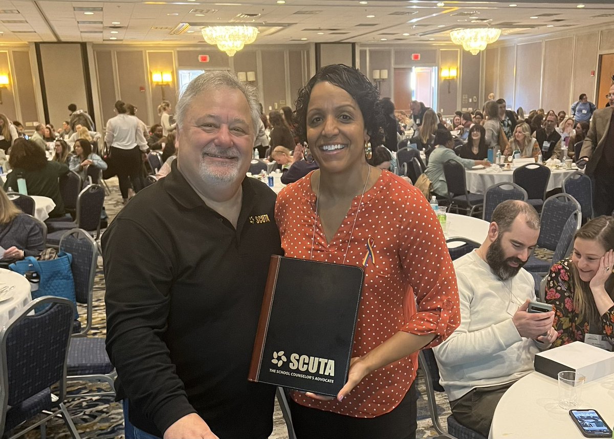 SCUTAsteve's tweet photo. Had a great time at the MASCA conference in Boston. Congratulations to Andrea Encarnacao on being selected the MA School Counselor of the Year. https://t.co/Im6R3GUnuF