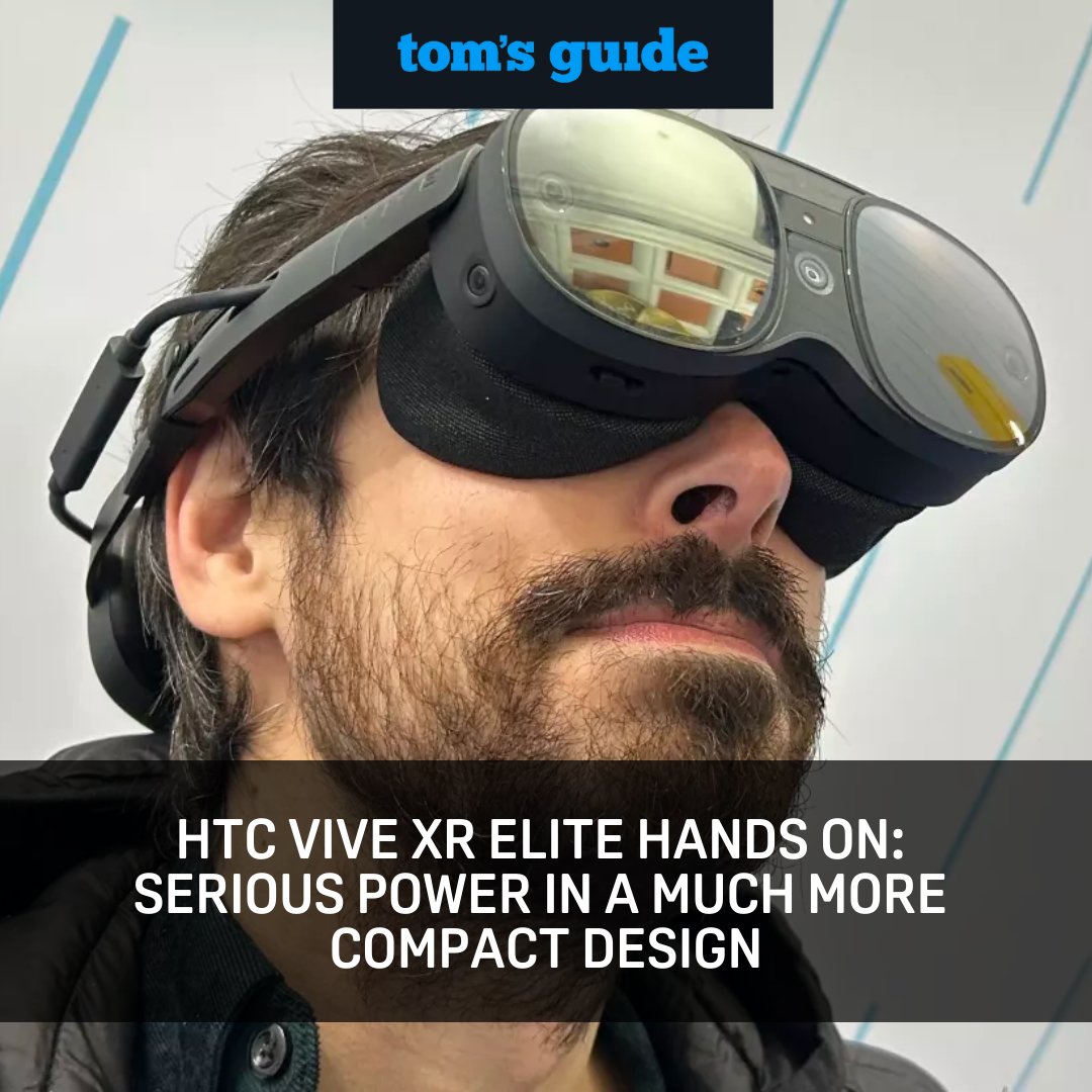 htcvive's tweet image. From immersive experiences to impressive form factor, the VIVE XR Elite review s are coming out and leaving tech enthusiast eager to try it out for themselves. Nick Pino of tom's guide shares his thoughts.

htcvive.co/tomsguidexreli… 

#HTCVIVE #TOMSGUIDE #VIVEXRELITE #VR #VRHEADSET