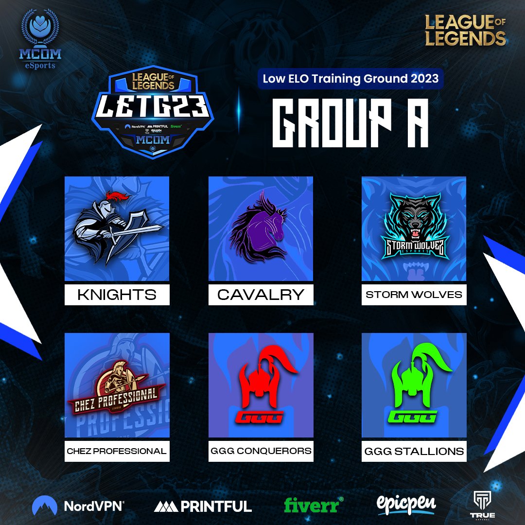 mcom_live's tweet photo. [#MCOMLETG] 

Group A 
@MComESC 
@StormWolvesESC
@GoguryeoGG https://t.co/MuXaq6CBiI