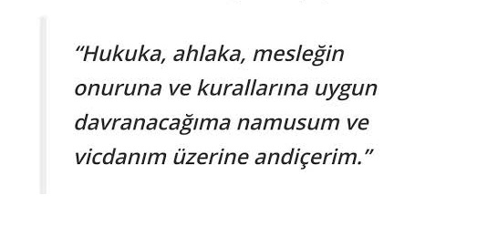 İçtiği anda sadık kalan ve bu kutlu mücadeleye ömrünü adayan tüm meslektaşlarımın Avukatlar Günü kutlu olsun!
🇹🇷☀️⚖
Ne kölemiz olur ne de efendimiz.
İyi ki varız!
<a href="/meral_aksener/">Meral Akşener</a> 
Üstünlerin hukukunu değil, hukukun üstünlüğünü konuşacağımız güneşli günlere çok #AzKaldı !