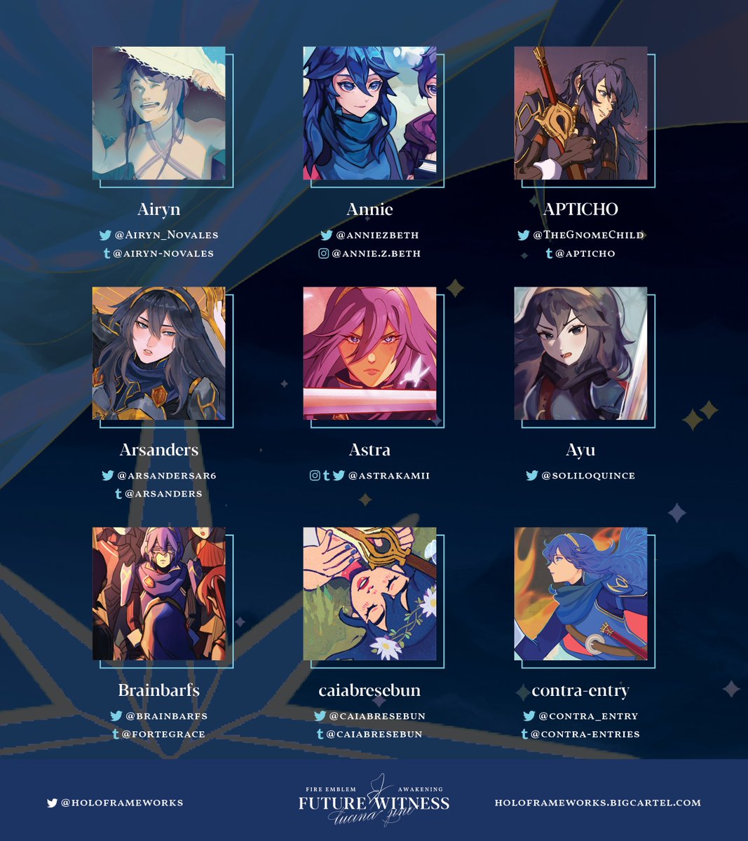 Future Witness: FEA Lucina Zine @ Production! on X: ⚔️ PREORDERS END TODAY  ⚔️ Today is the last day to preorder Future Witness: A FEA Lucina Zine!!!  Here are is everything in