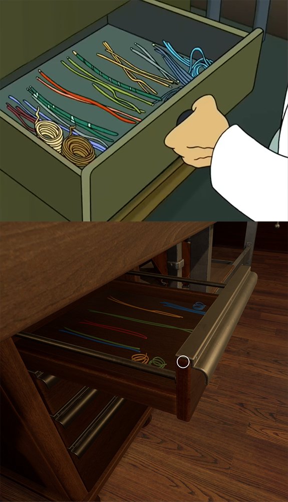 <a href="/0DeerSoft1/">0 Deer Soft</a> "And here's where I keep assorted lengths of wire!"

There is no way this is not a Futurama Easter egg!
