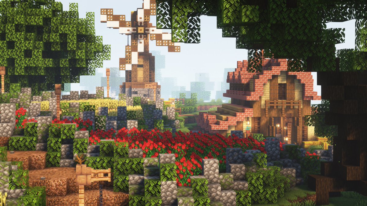 willoscreations's tweet photo. Cottagecore farm Build. #Minecraftbuilds  #minecraft #cottagecore  #commissionsopen #gaming https://t.co/AeDyKFNnwI
