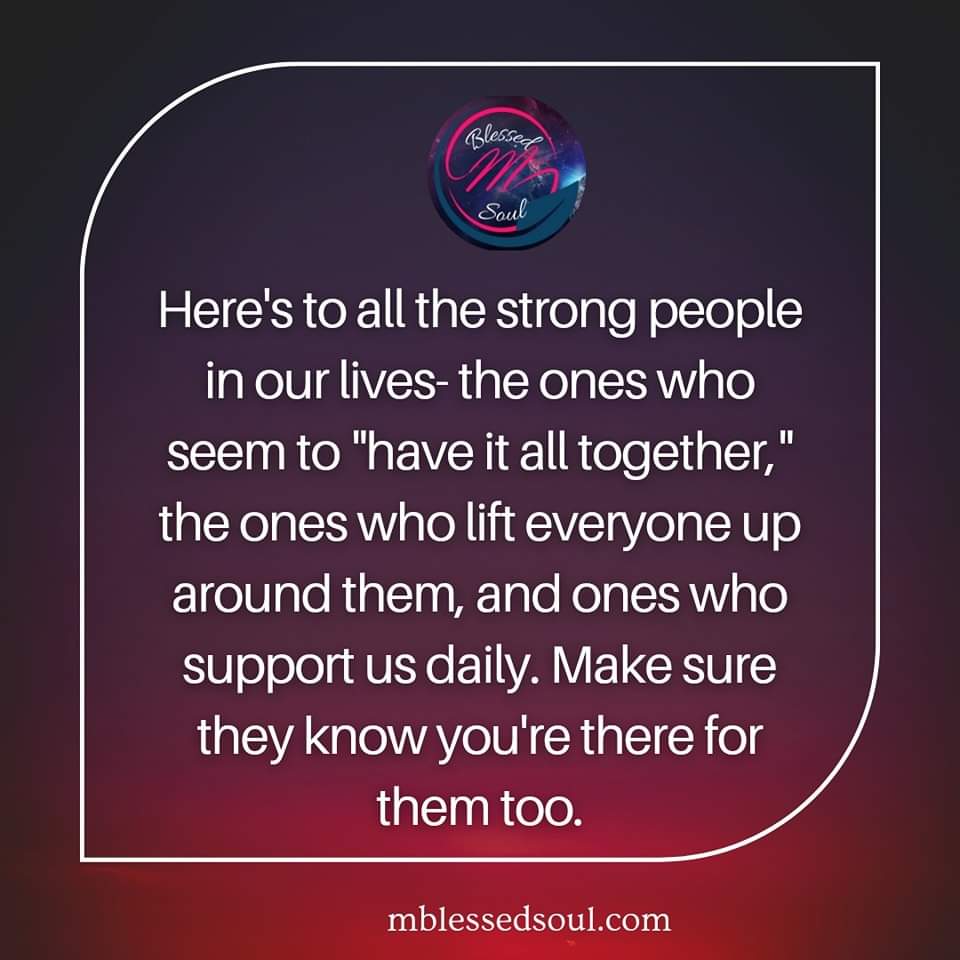 palakpancholi5's tweet photo. Here's to all the strong people in our lives- the ones who seem to "have it all together," 
.
.
#strongpeople #supportothers #supportdaily #lifteveryoneup #youareamagic #believeinyourself #youcandoit #keepgoingforward #keepgoingstronger #mblessedsoul #strongsoul https://t.co/axqKYWEdE4
