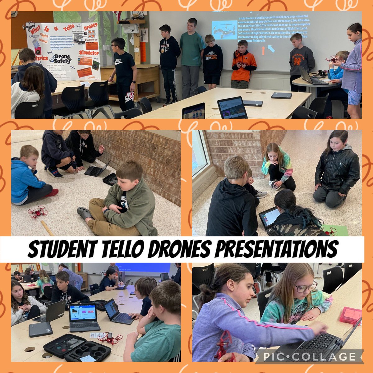 NASDTechCoach's tweet photo. Time to shine! #JRTechLeaders @nasdgeorgewolf & @nasdnams shared presentations & guided activities featuring #BeeBots, @microbit_edu, & #TelloDrones. Thanks to @IU20EdTech & @ChristineLeitg2 for the evaluation & feedback. #kkidslearn #kkidpride #collaboration #STEM @bendekoj_ https://t.co/xzQR5nJaJu