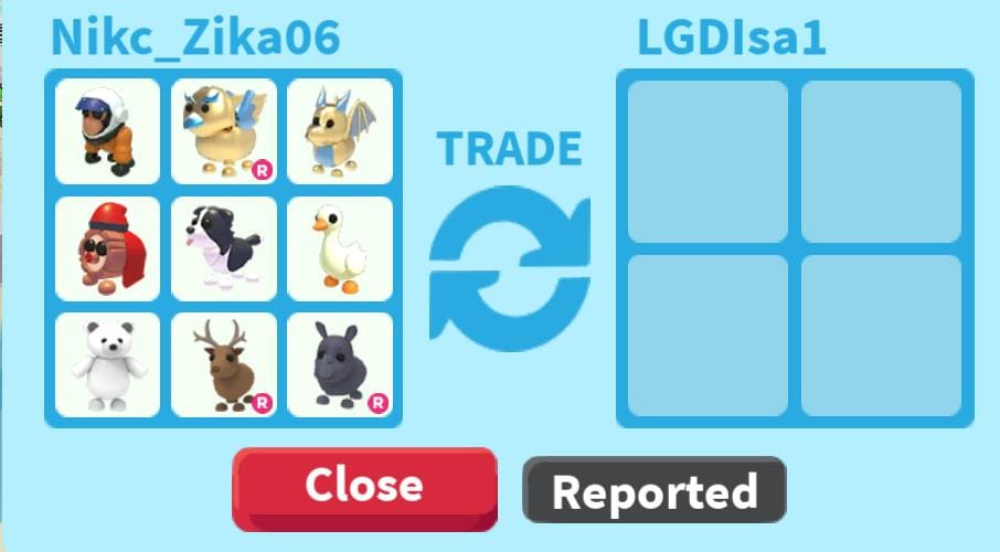 xxnickparker's tweet photo. @AndrsAl09622825 @PlayAdoptMe I got Scammed:( can you Report? https://t.co/o6bSG6n0Az