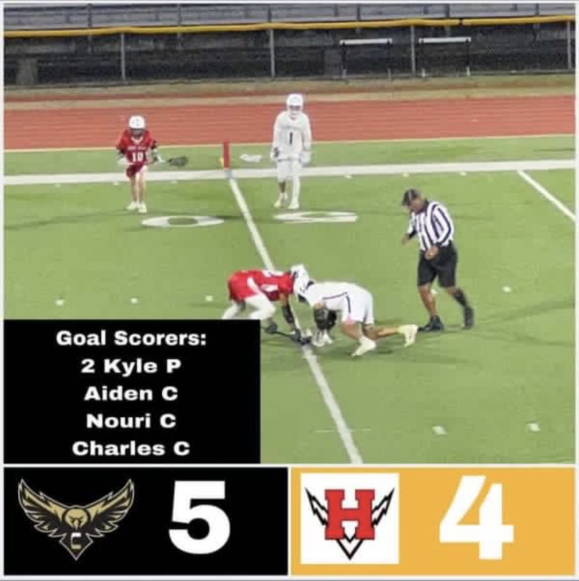 1-0

What a great way to start our season with a 5-4 win over Hoosac Valley. 

Lots of work ahead of us, but it feels good to be rewarded for our hard work over the last 2 weeks. 

Shout out to Jordan Cogbill who earned the game ball after a dominant performance recording 8 saves