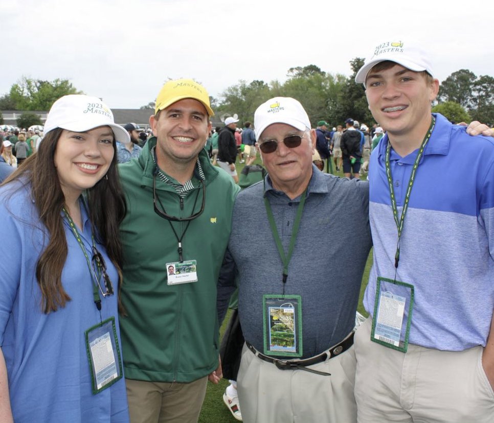 <a href="/BuzzyHaydel2/">Buzzy Haydel</a> LSU spotting at #themasters