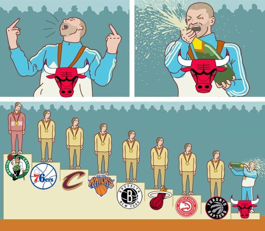 <a href="/chicagobulls/">Chicago Bulls</a> The Bulls clinched the 10th seed tho!!