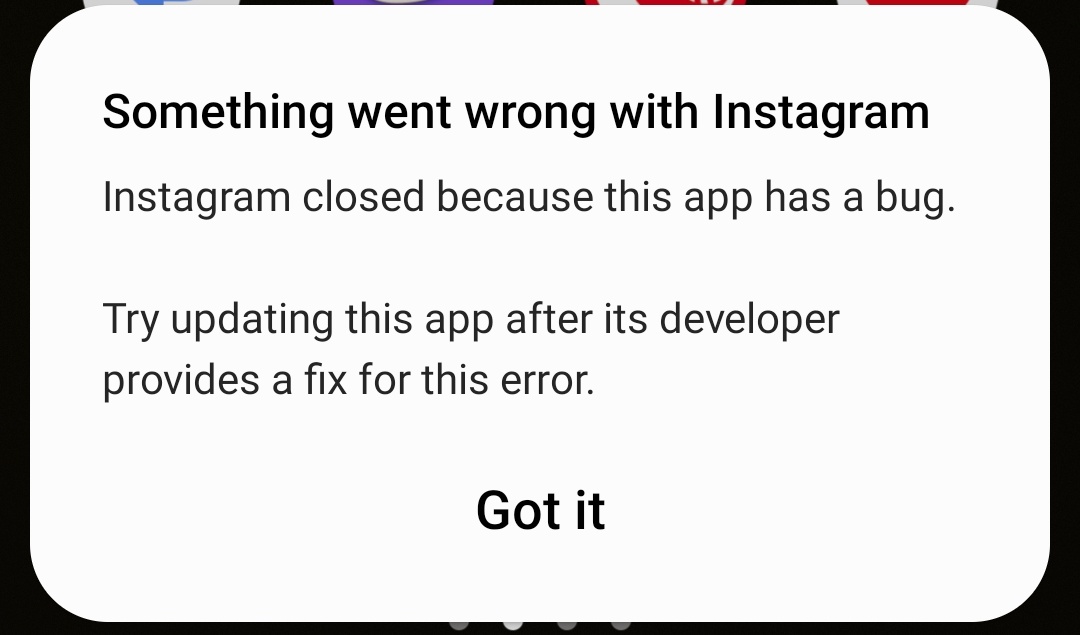 imkushagratomar's tweet photo. After updating the latest beta version of Instagram, it is crashing and cannot be open atleast once 🥴

Version :- 278.0.0.0.93

@instagram @InstagramComms @Meta

#instagramdown #instagramerror #instadown #instaerror https://t.co/BdsXHkKqto