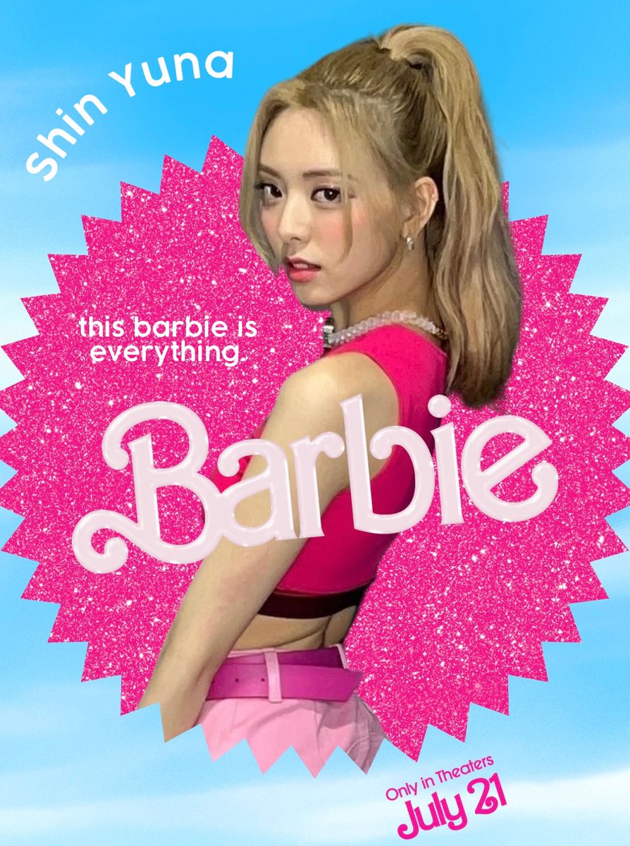 itzskzmixx's tweet photo. the  barbie  line-up  is  crazy ♡
 
˚୨୧⋆｡˚ ⋆

#ITZY #YUNA #StrayKids #I_N #Jeongin #BarbieMovie #BARBIE https://t.co/LtTUyBnuBt