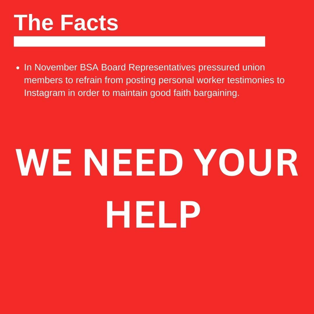 Brave Space Alliance Workers’ Union tweet media