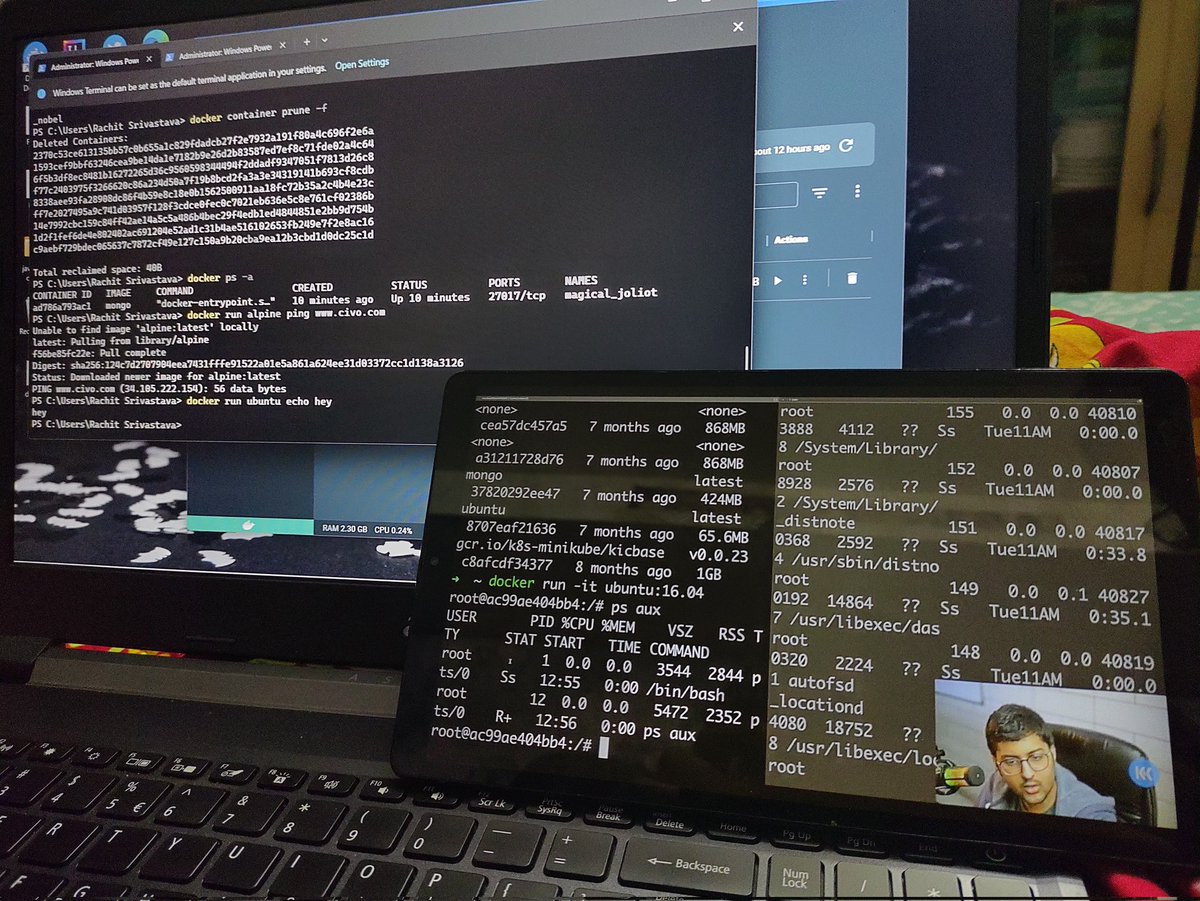 Rachit_twts's tweet image. Docker is an important tool,it lets you run technologies that have not been installed on the local computer by just downloading the &quot;image&quot; of it.
Check out @kunalstwt video for docker it&apos;s an absolute gem.

#learninpublic #docker #dockerhub