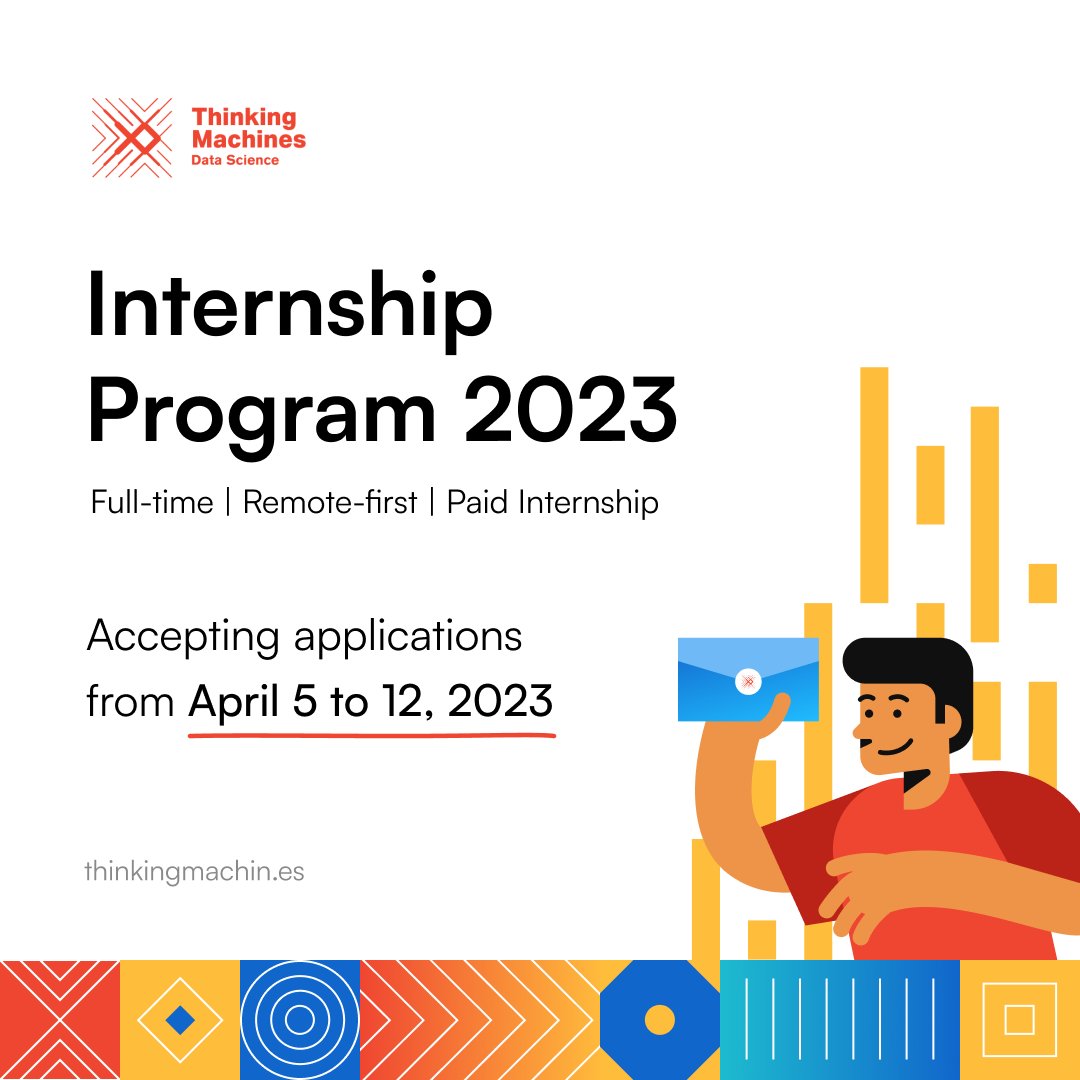 thinkdatasci's tweet photo. Sleeping on a paid internship? 🥱 Not in this economy.

We’re officially accepting applications for #interns this year! Spend your summer building a diverse skillset, whether your interests are in business or in tech. Apply at https://t.co/mhkNs64AoR https://t.co/3MBxLcpVab
