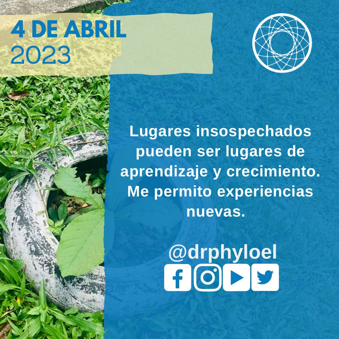 drphyloel's tweet image. #Afirmaciones #poderpersonal